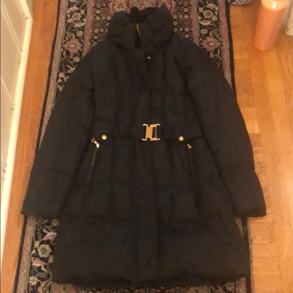 Black puffy jacket